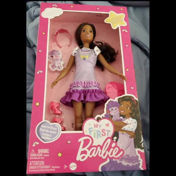 : My First Barbie Doll for Preschoolers  african american Posable Doll AA 13.5" - Picture 7 of 11